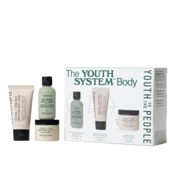 Youth To The People Body Care 3-Piece Travel Giftset - Superfood + Niacinamide Body Cleanser Wash - ...