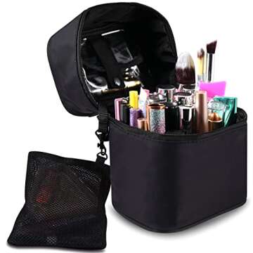 Makeup Brush Organizer Artist Small Makeup Bag Brushes Set Case Professional Travelling Brush Pen Pe...