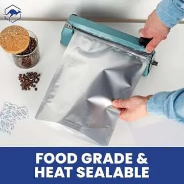 Wallaby Mylar Bag Bundle with Oxygen Absorbers and Labels