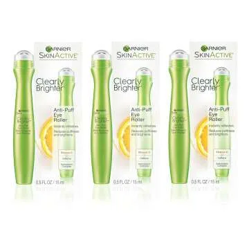Garnier Anti-Puff Eye Roller 3 Count - Brighten Eyes