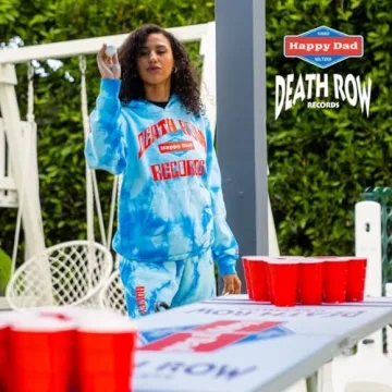 Happy Dad Portable Pong Table for Indoor & Outdoor Games