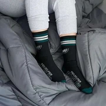 For Bare Feet NFL Crew Sock - Philadelphia Eagles