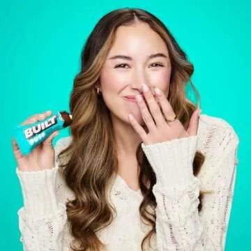 BUILT Puff Protein Bars, Cookie Dough Chunk Puff, High Protein Bars, 15g High Protein Snacks, On-The-Go Bars, only 160 Calories, 8g Sugar, Collagen, Not Gluten Free, 12 Count