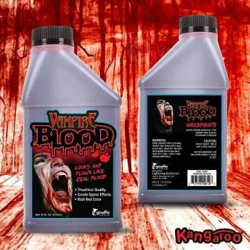 Kangaroo Fake Blood for Halloween and Makeup Effects