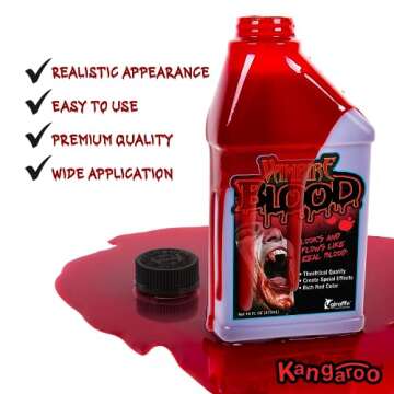 Kangaroo Fake Blood for Halloween and Makeup Effects
