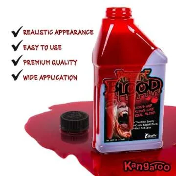 Kangaroo Fake Blood for Halloween and Makeup Effects