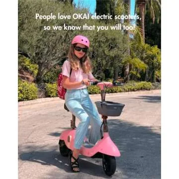 OKAI EA10 Electric Scooter - Retro Style & 25 Miles Range