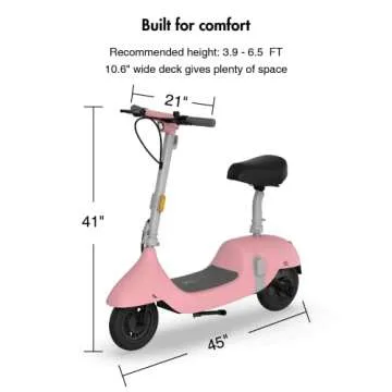 OKAI EA10 Electric Scooter - Retro Style & 25 Miles Range