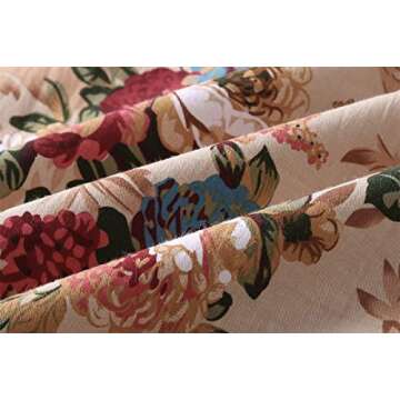 MINTLIMIT Women's Cocktail Tea Dress Vintage Rockabilly A-Line Short Sleeve Wedding Party Swing Dresses (Floral Apricot, Size L)