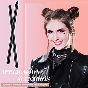 10 Pcs Eyeliner Smudge Brush Soft Makeup Tools Eyeshadow Applicators Blending Brush for Makeup Sponge Brush Eye Pencil Brush for Women Blending Eye Shadow Liner, 5.2 Inch