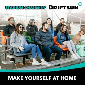 Deluxe Driftsun Stadium Seats with Back Support