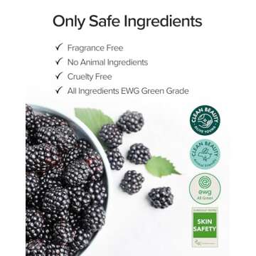 Mary&May Idebenone + Blackberry Complex Serum - Potent Anti Aging Serum for Enhanced Antioxidant and Skin Nourishment - Korean Face Serum, EWG Green Grade, Cruelty-Free, 1.01 fl.oz.