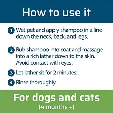Wondercide - Flea & Tick Shampoo for Dogs and Cats - Flea and Tick Killer Treatment with Natural Essential Oils - for Pets Over 4 Months - Powered by Plants - 12 Fl oz
