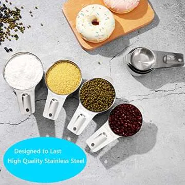 AIKEXIN 20-Piece Measuring Cups & Spoons Set for Cooking