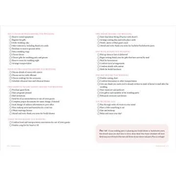 The Wedding Planner Checklist: A Portable Guide to Organizing Your Dream Wedding