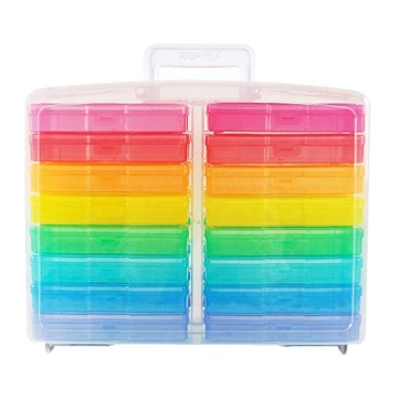 Novelinks Transparent 4" x 6" Craft Keeper Organizer
