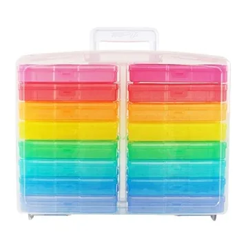 Novelinks Transparent 4" x 6" Craft Keeper Organizer