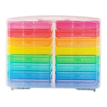 Novelinks Transparent 4" x 6" Craft Keeper Organizer