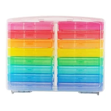 Novelinks Transparent 4" x 6" Craft Keeper Organizer