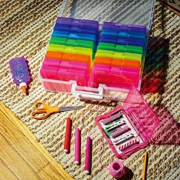 Novelinks Transparent 4" x 6" Craft Keeper Organizer