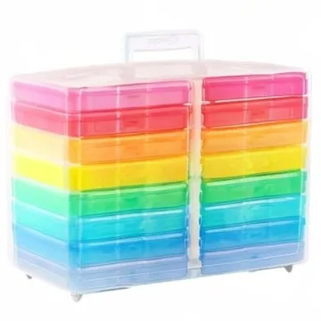 Novelinks Transparent 4" x 6" Craft Keeper Organizer