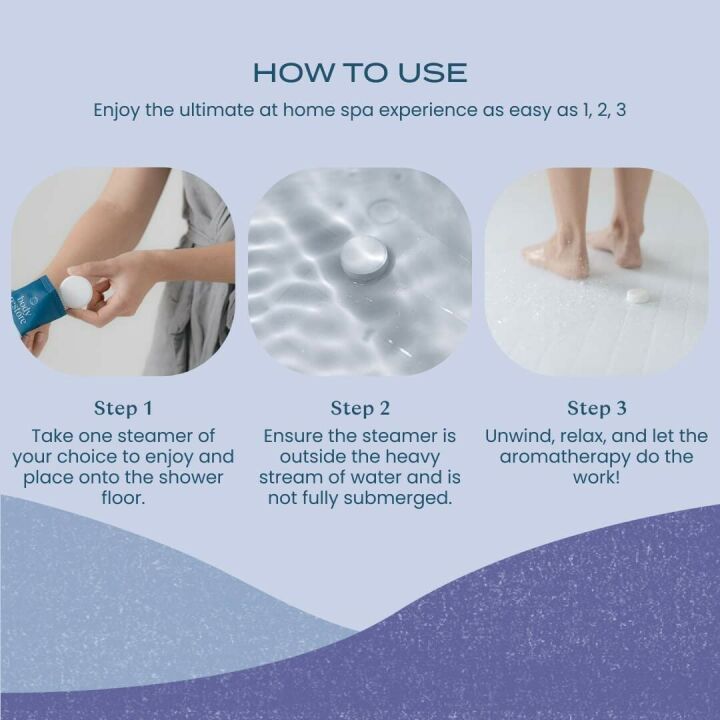 Body Restore Shower Steamers 15-Pack for Relaxation