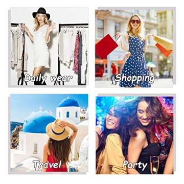 Women's Go Go Boots with Block Heel and Zipper for Disco