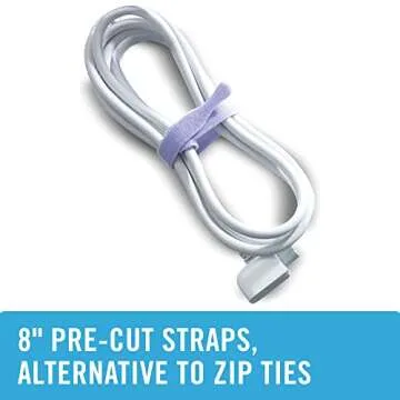 VELCRO Pastel Heavy Duty Cable Ties - 60 Pack