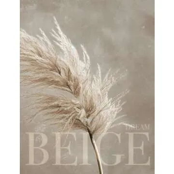 Dream Beige: Neutral Decorative Book, Elegant Whimsical Decor Object For Coffee Table Aesthetics and...