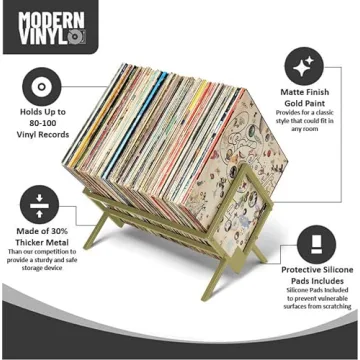 MODERN VINYL Record Holder for Stylish LP Storage