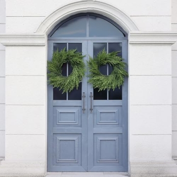 24 Inch Norfolk Pine Wreath for Holiday Decor