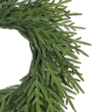24 Inch Norfolk Pine Wreath for Holiday Decor