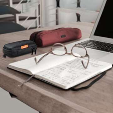 GLCON Portable EVA Case for Earbuds and Accessories