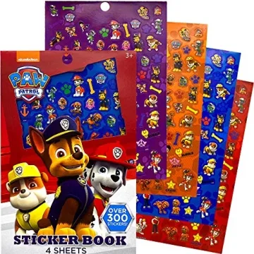 Paw Patrol Sticker Book 300+ Characters for Kids