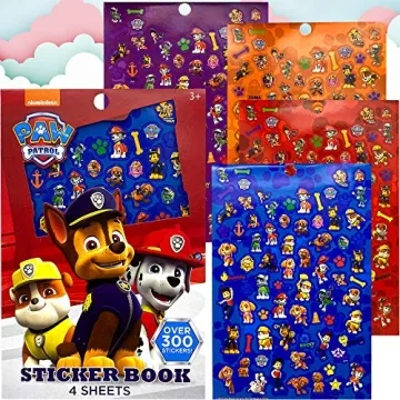 Paw Patrol Sticker Book 300+ Characters for Kids
