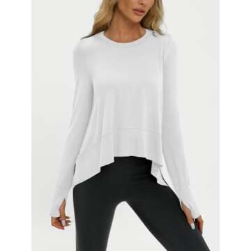 AUTOMET Workout Tops for Women Long Sleeve Athletic Crop Yoga Shirts 2024 Fall Trendy Gym Teen Cloth...