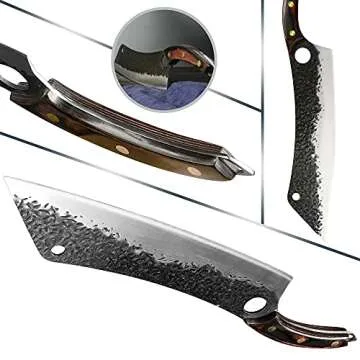 XYJ Full Tang Extra Long 12 Inch Chef Knife for Everyone