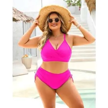 Blooming Jelly Women’s High Waisted Bikini Set for Comfort