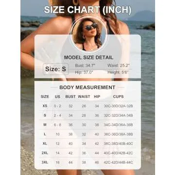 Blooming Jelly Women’s High Waisted Bikini Set for Comfort