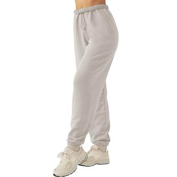 LASLULU Women's High Waisted Fleece Joggers with Pockets