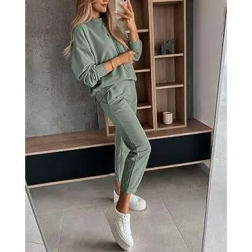 BTFBM 2024 Women 2 Piece Lounge Set - Stylish Comfort