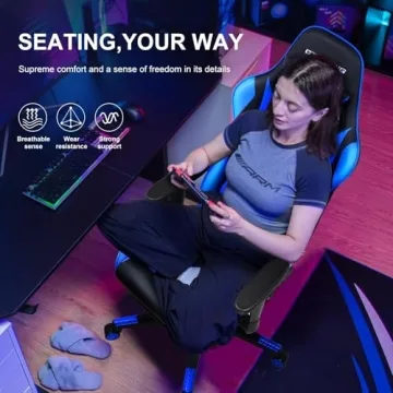 GTRACING Gaming Chair with Footrest for Ultimate Comfort