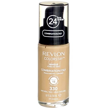 REVLON Liquid Foundation - Full Coverage Matte Finish for Oily Skin - 30ml