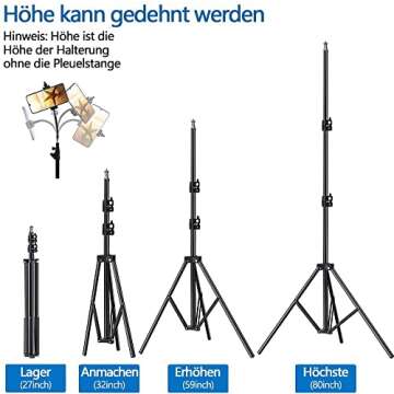 Pixel 80 Inch Tripod Stand for iPhone and Phones