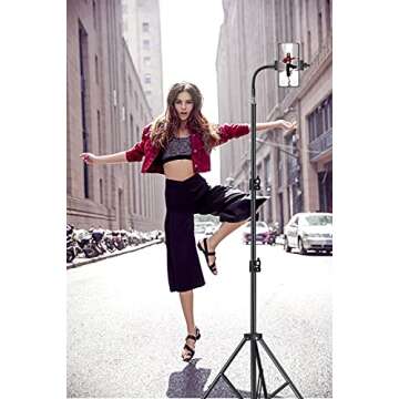 Pixel 80 Inch Tripod Stand for iPhone and Phones