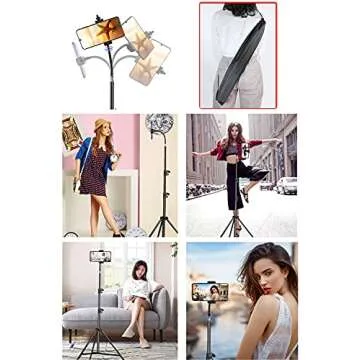 Pixel 80 Inch Tripod Stand for iPhone and Phones