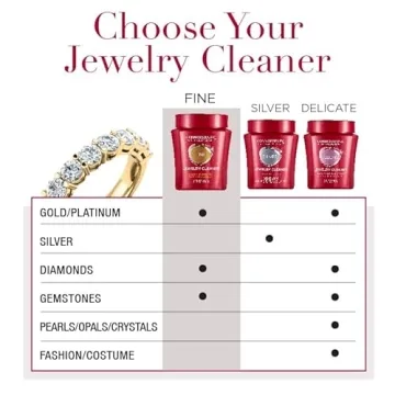 Jewelry Cleaner for Gold & Diamonds – 9.6 oz Value Size
