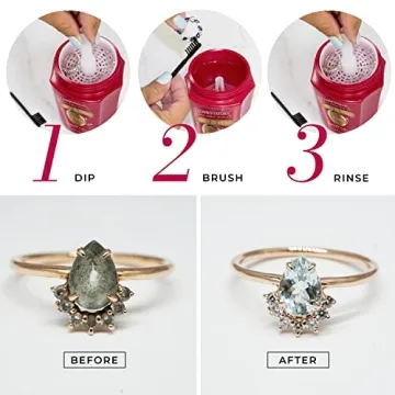 Jewelry Cleaner for Gold & Diamonds – 9.6 oz Value Size