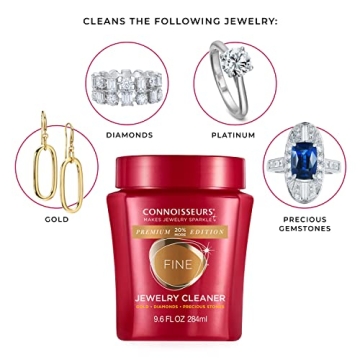Jewelry Cleaner for Gold & Diamonds – 9.6 oz Value Size
