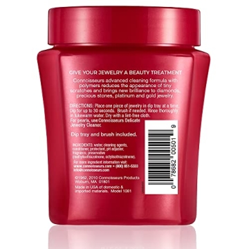 Jewelry Cleaner for Gold & Diamonds – 9.6 oz Value Size